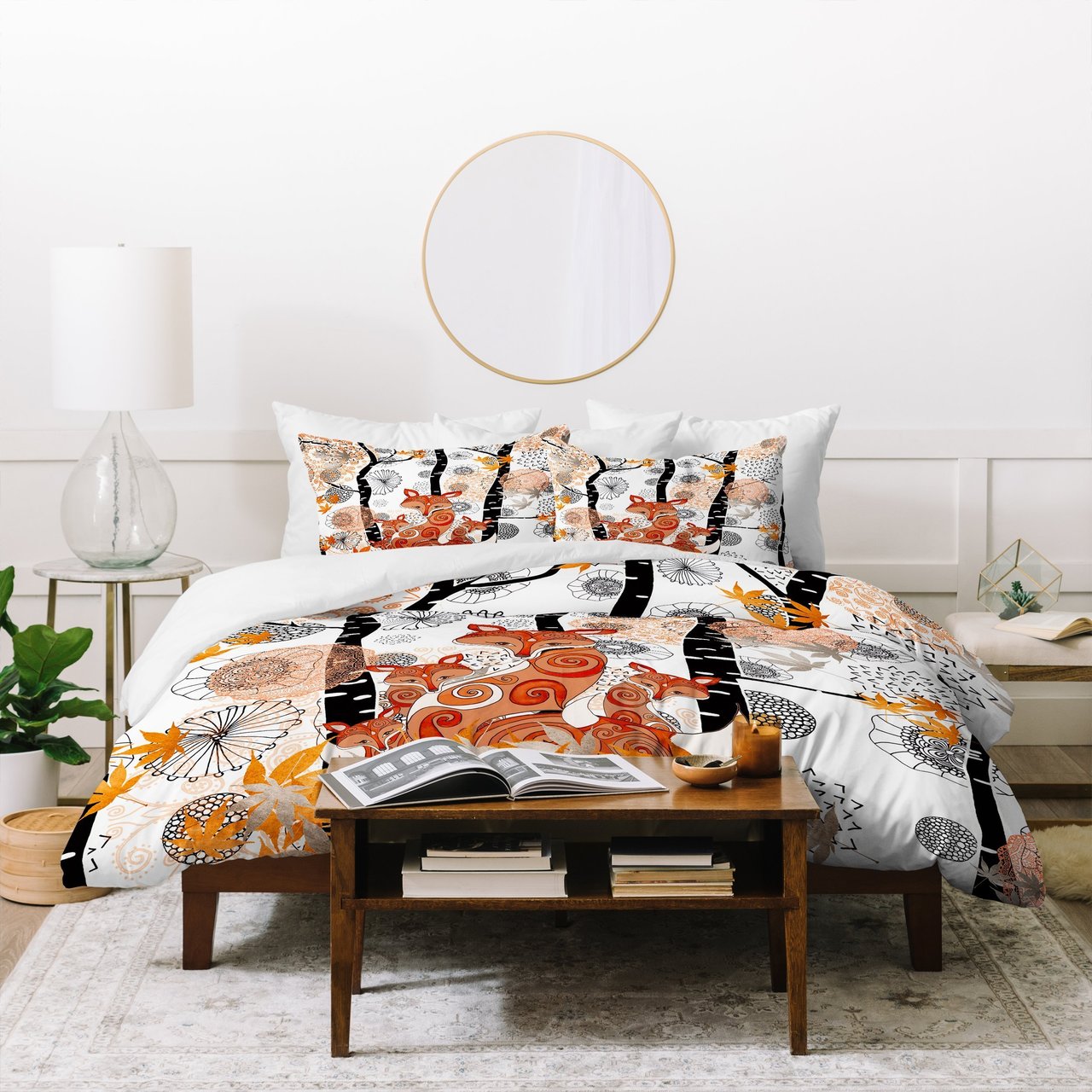 Monika Strigel Hello Foxy Duvet Cover