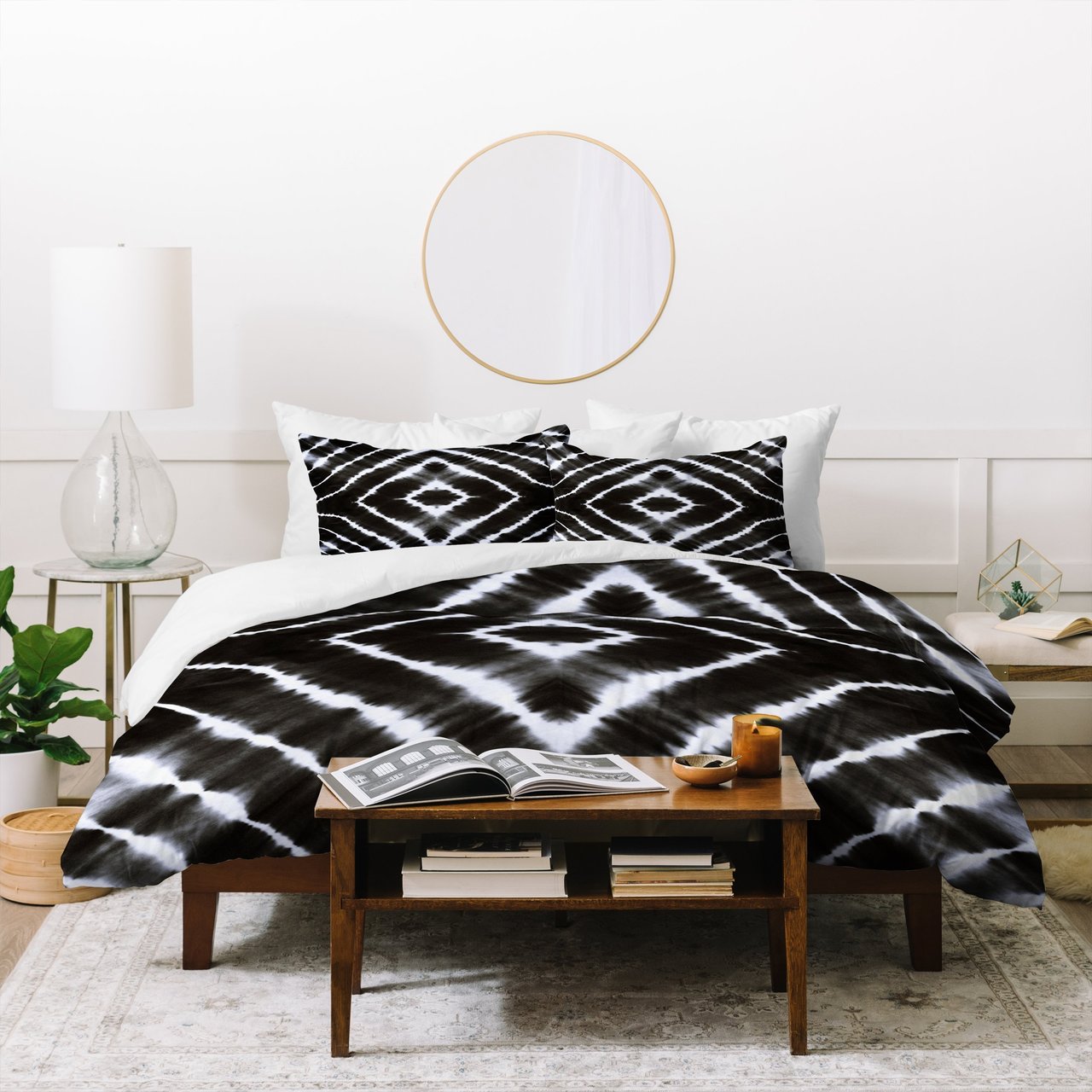 Monika Strigel WAKE UP CALL BLACKWHITE Duvet Cover Bedding Sets