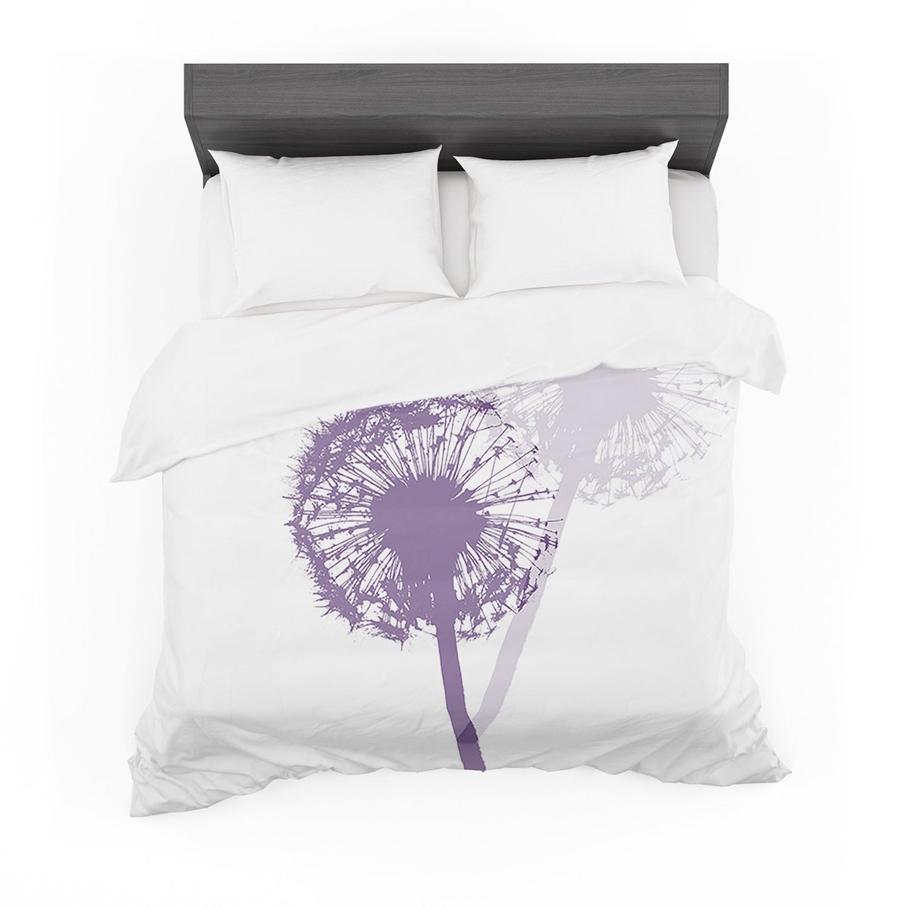Monikatrigel ‘Dandelion’ Purple Flower Featherweight3D Customized Duvet Cover Bedding Sets