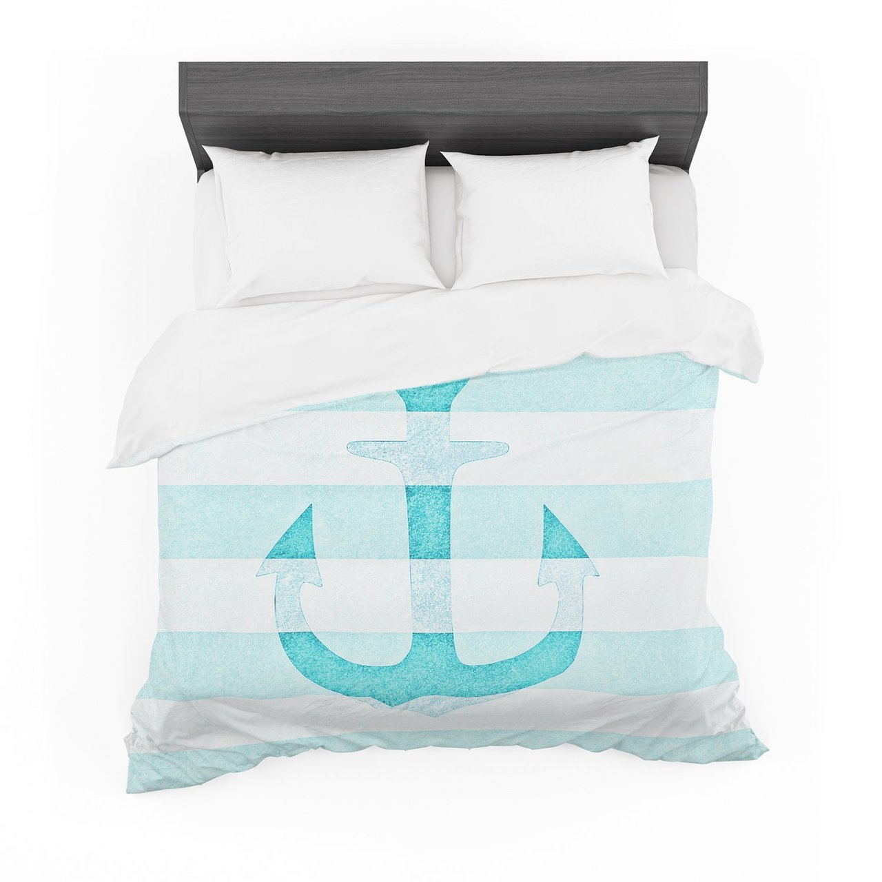 Monikatrigel ‘Stone Vintage Aqua Anchor’ Featherweight3D Customized Duvet Cover Bedding Sets