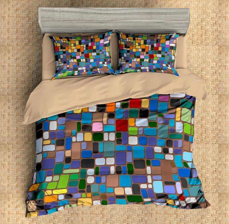 Mosaic 3D Customized Duvet Cover Bedding Sets