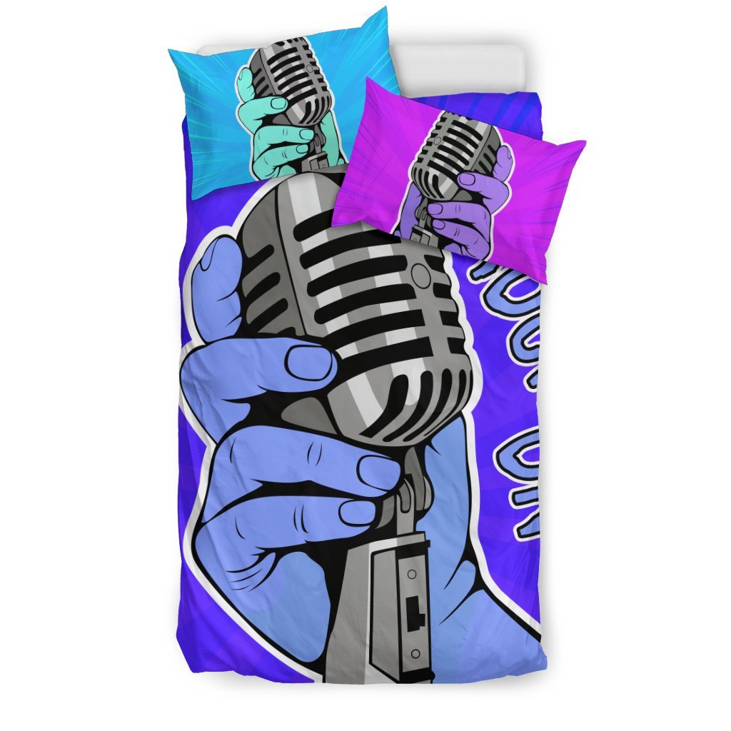 Music Freaks Rock On 3D Customized Duvet Cover Bedding Sets