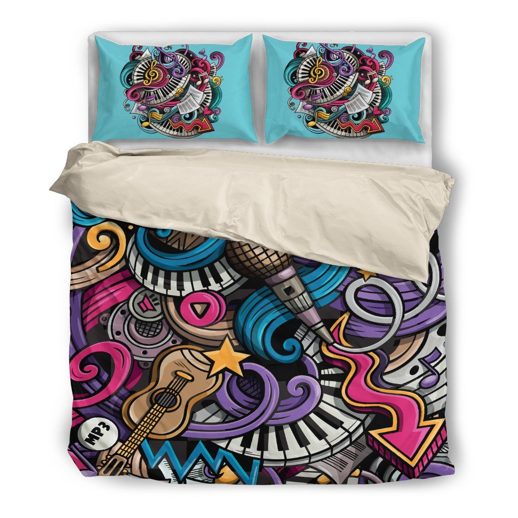 Music Instrument 3D Customized Duvet Cover Bedding Sets