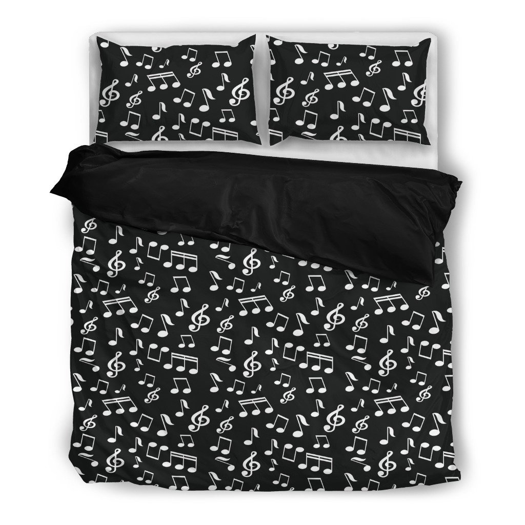 Music Notes 3D Customized Duvet Cover Bedding Sets