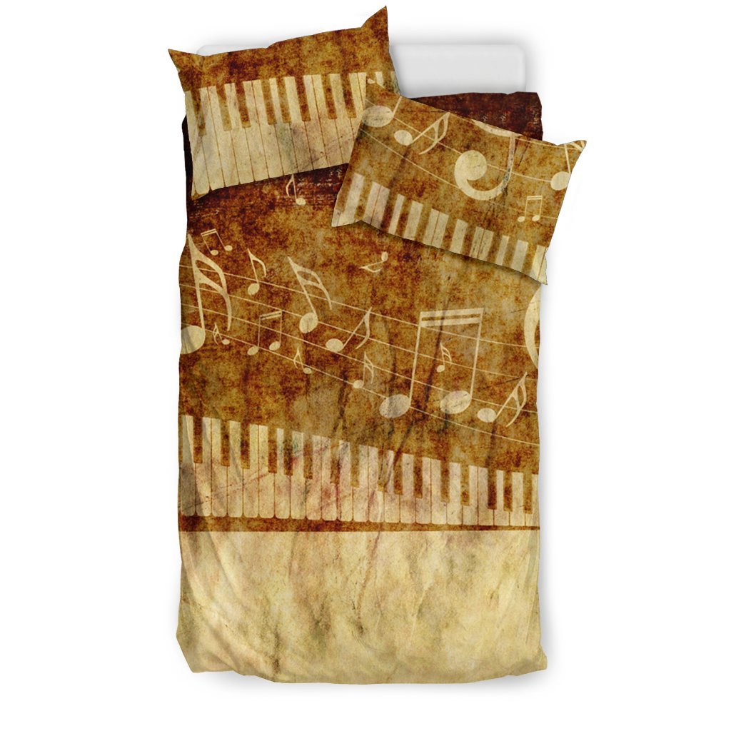 Music Notes Abstract 3D Customized Duvet Cover Bedding Sets