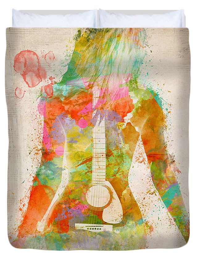 Music Was My First Love 3D Customized Duvet Cover Bedding Sets