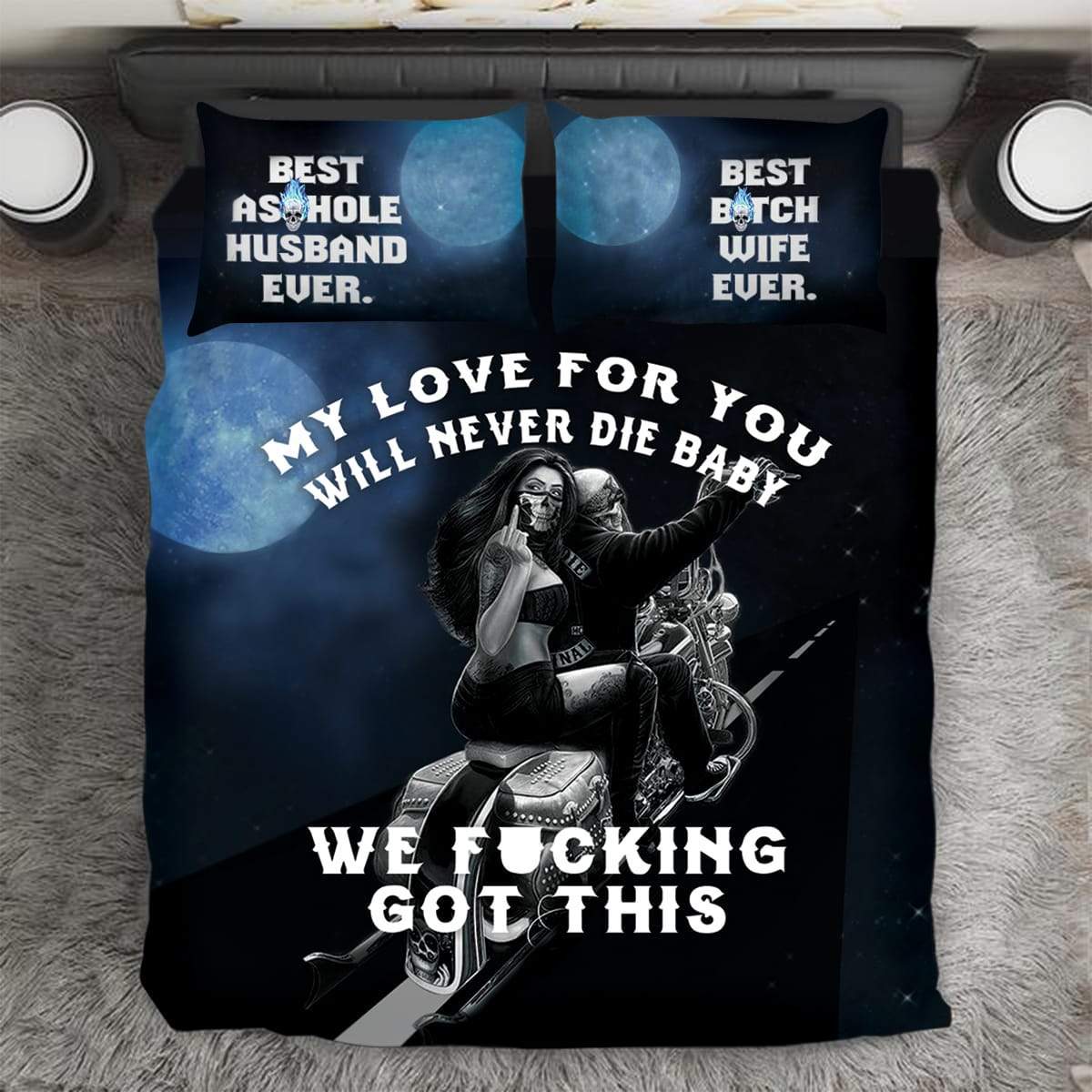 My Love For You Will Never Die Baby V23D Customized Duvet Cover Bedding Sets