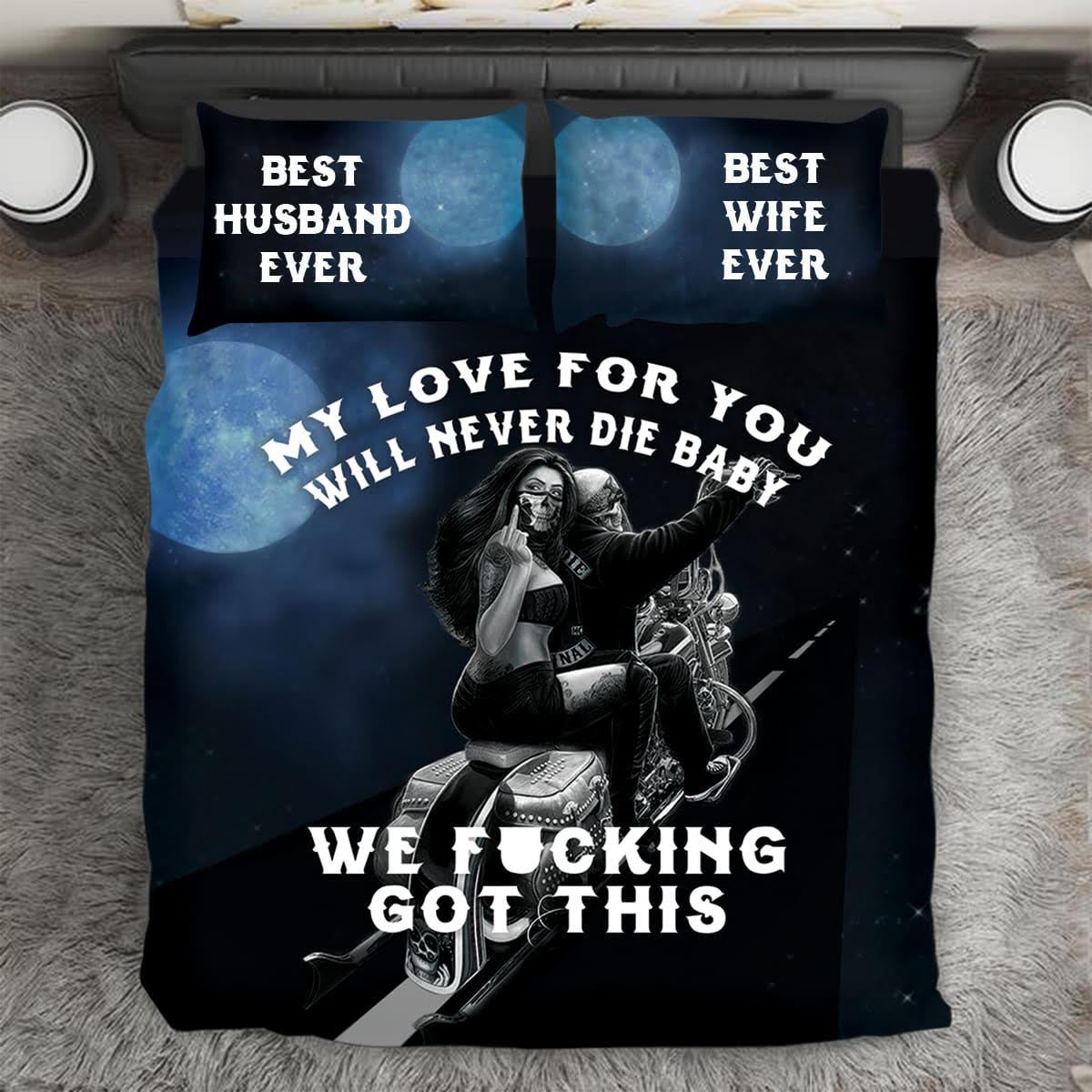 My Love For You Will Never Die Baby V33D Customized Duvet Cover Bedding Sets