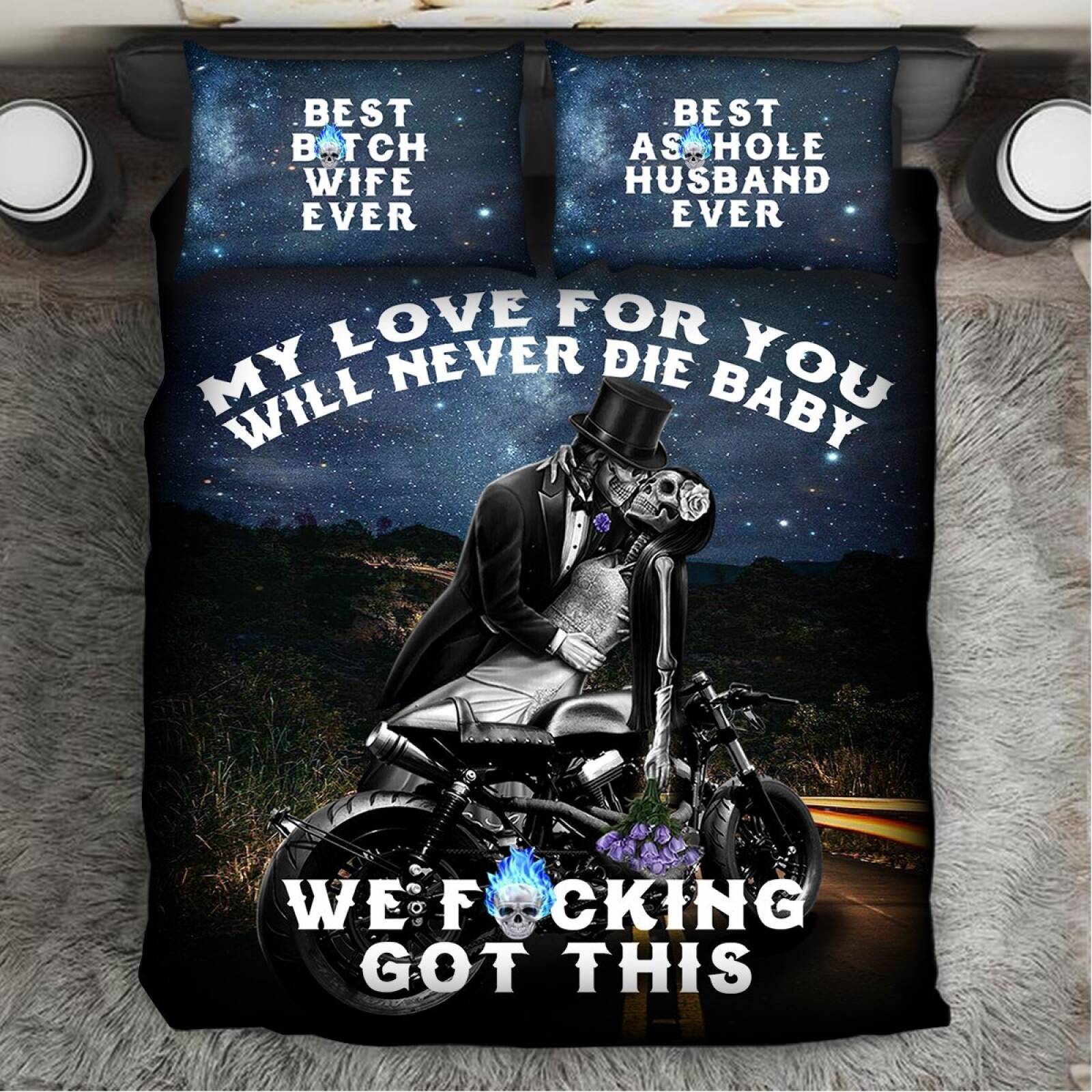 My Love For You Will Never Die Baby V53D Customized Duvet Cover Bedding Sets