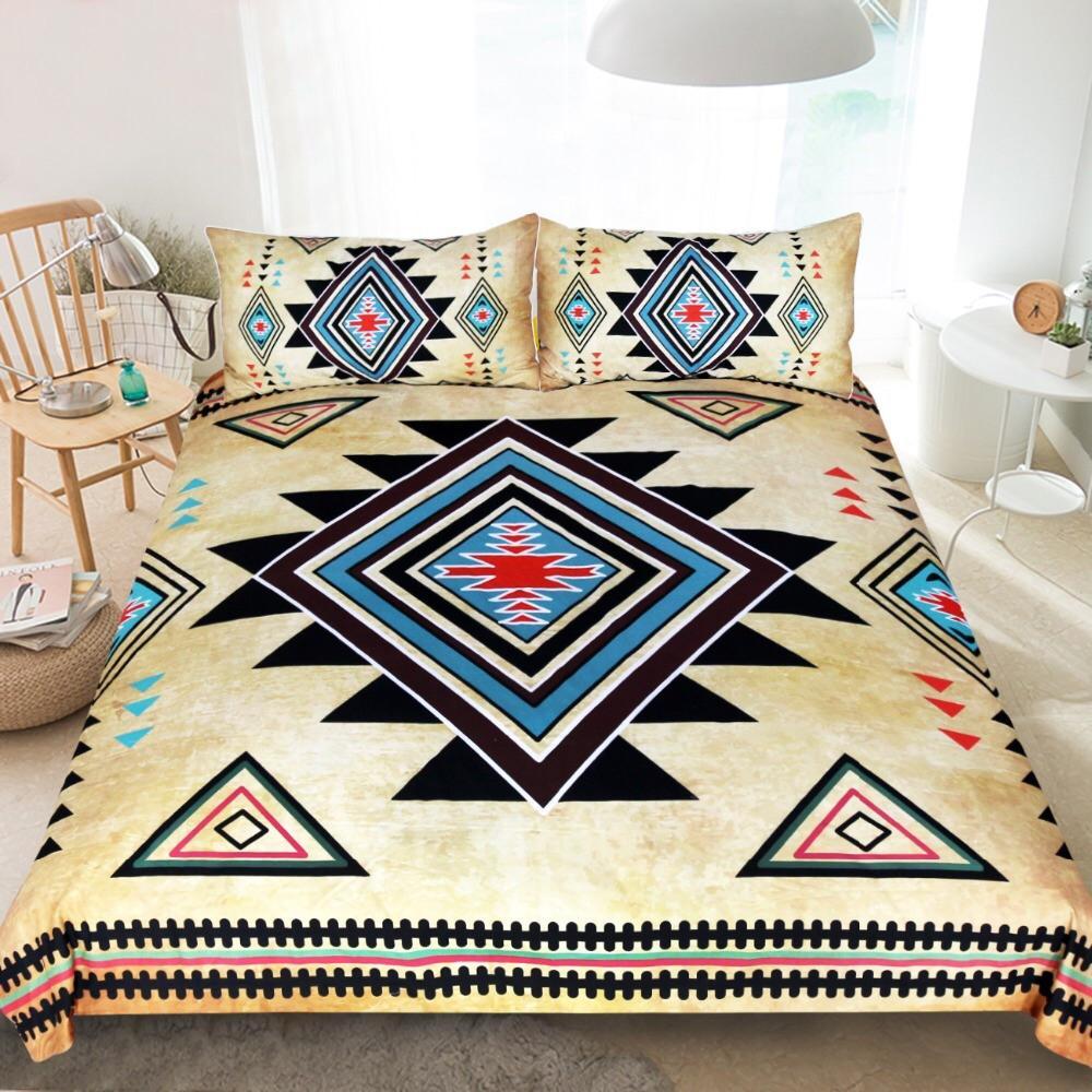Native American Geometric 3D Customized Duvet Cover Bedding Sets