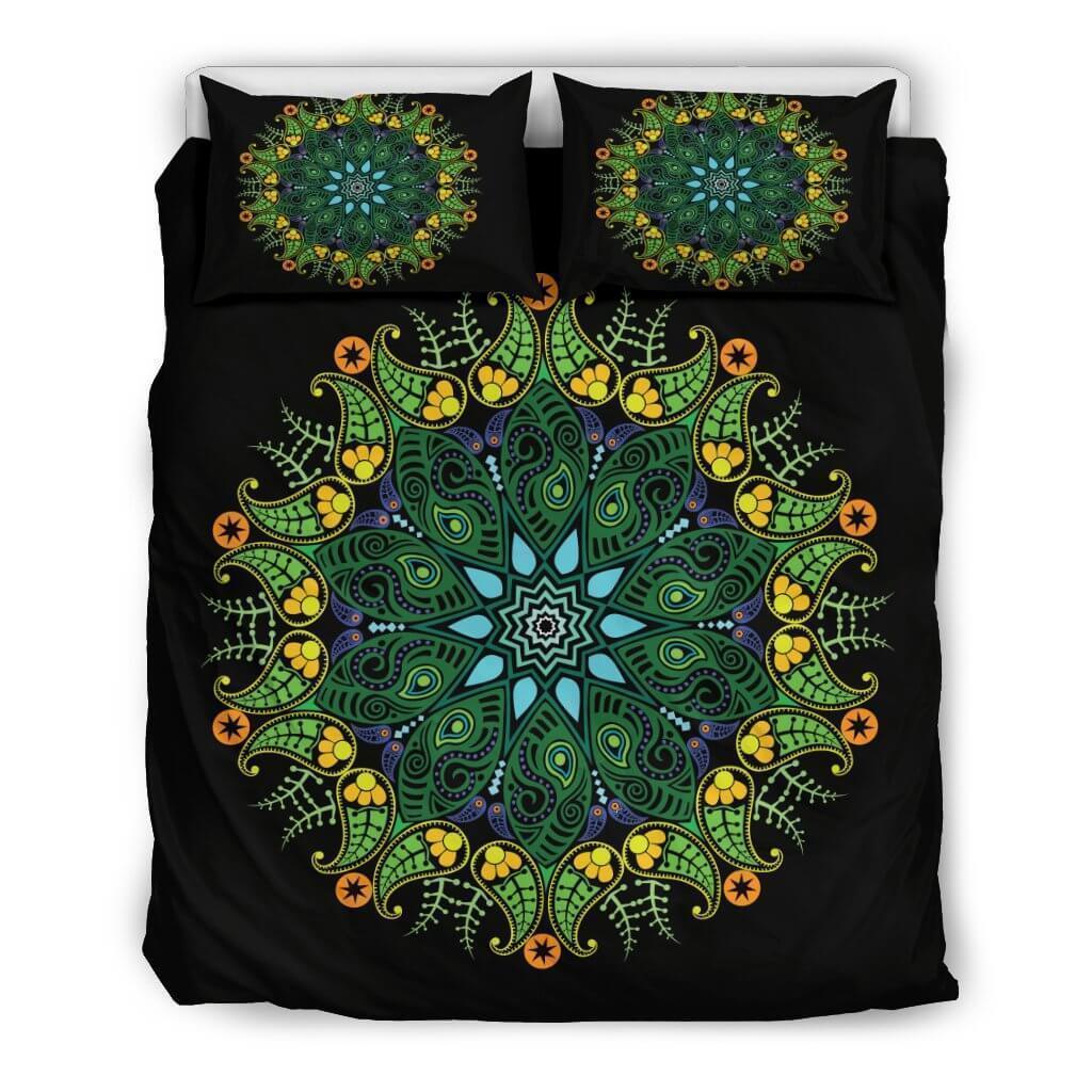 Nature mandala bedding set