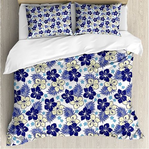 Nature Plumeria Duvet Cover Set