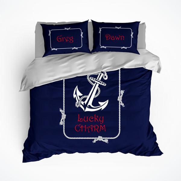 Nautical Anchor Theme Bedding, Duvet or Comforter Sets