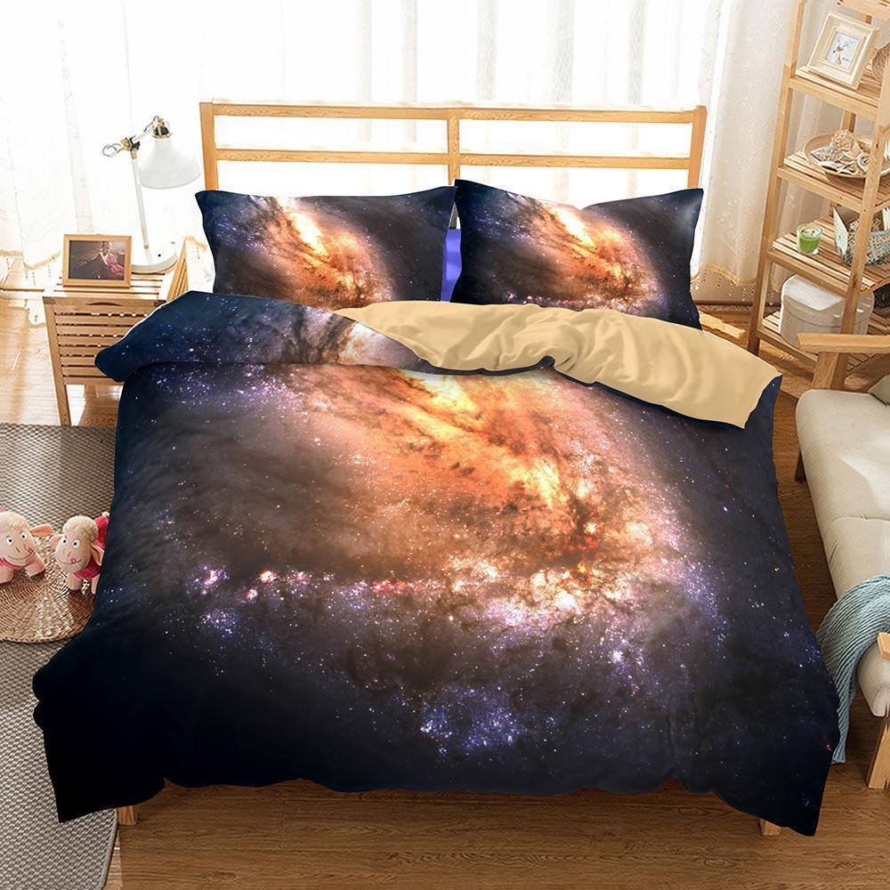 Nebula universe theme digital printing bedroom household goods varietyizeelections3D Customized Duvet Cover Bedding Sets