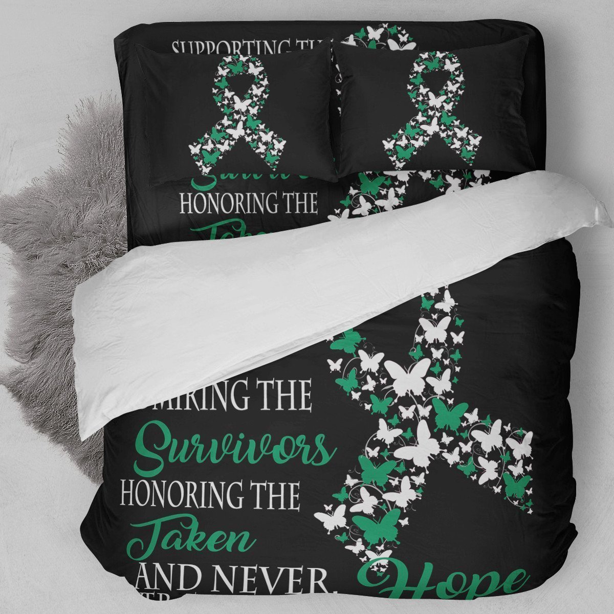 NEUROFIBROMATOSIS AWARENESS BEDDING SET