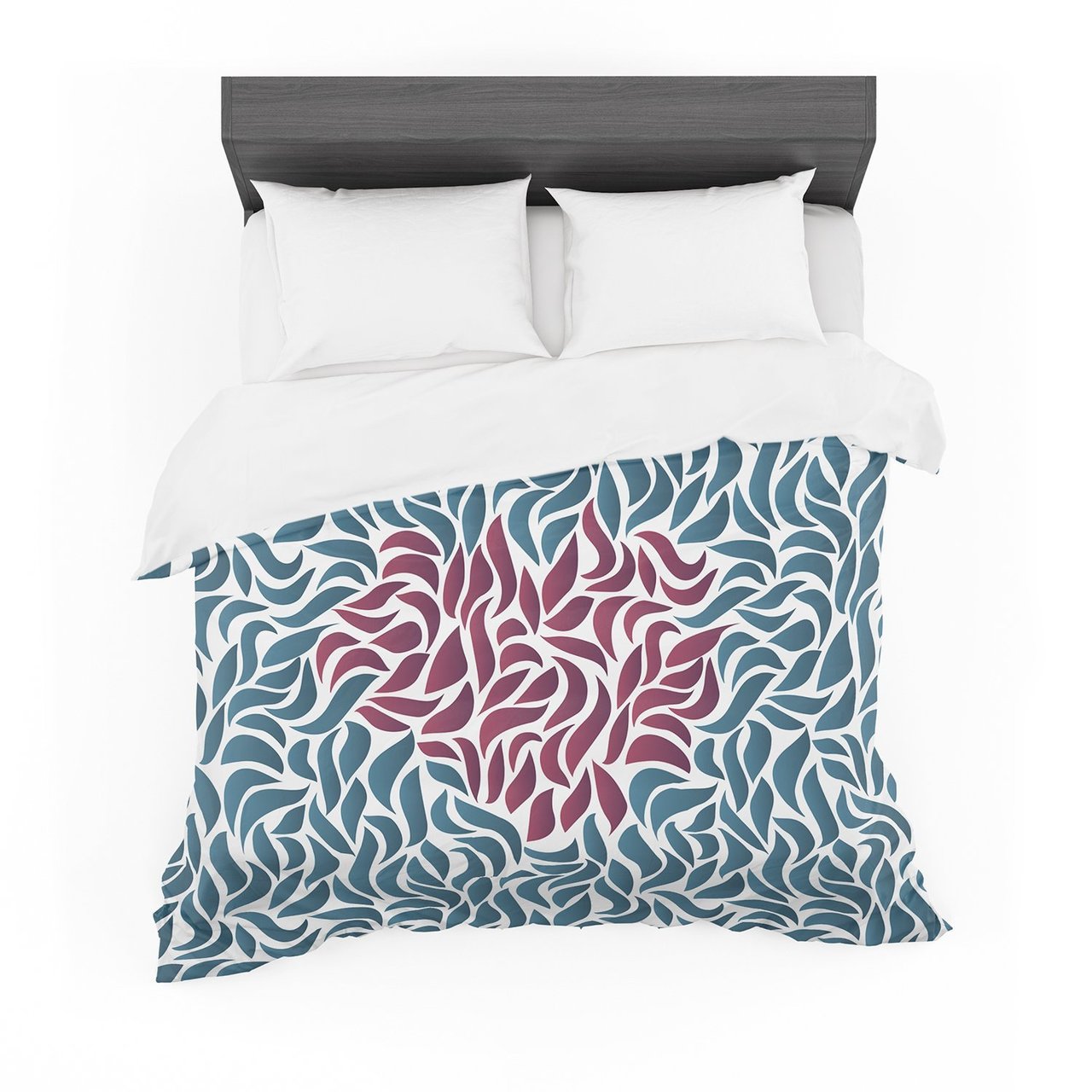 Nick Atkinson ‘Desire’ Maroon Teal Featherweight3D Customized Duvet Cover Bedding Sets