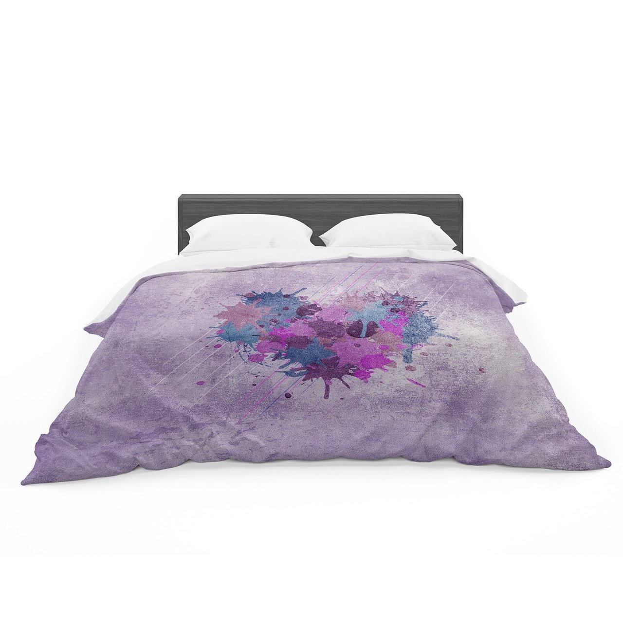 Nick Atkinson ‘Painted Heart’ Cotton3D Customized Duvet Cover Bedding Sets