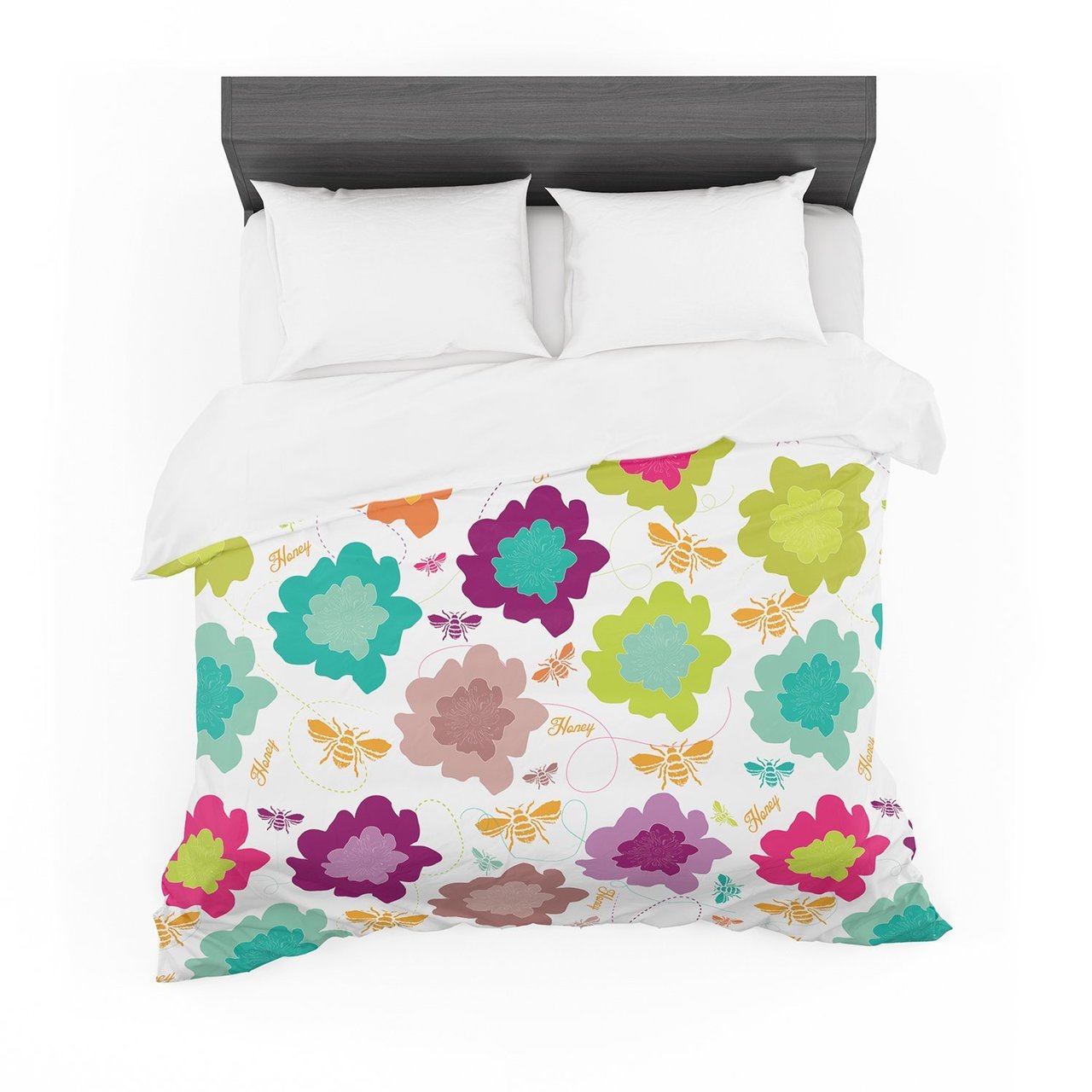 Nicole Ketchum ‘Bee Highway’ Cotton3D Customized Duvet Cover Bedding Sets