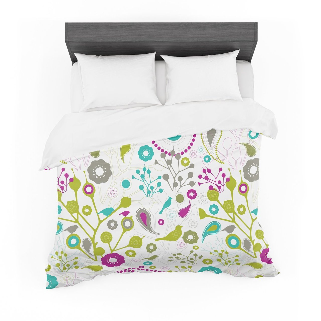 Nicole Ketchum ‘Bird Fantasy’ Cotton3D Customized Duvet Cover Bedding Sets