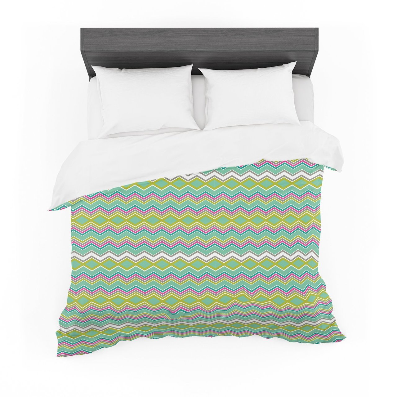 Nicole Ketchum ‘Chevron Love’ Cotton3D Customized Duvet Cover Bedding Sets