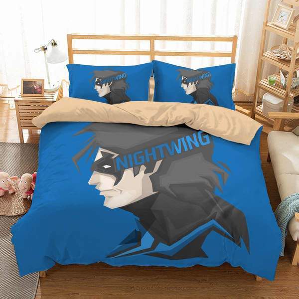 Nightwing 3D Customized Duvet Cover Bedding Sets