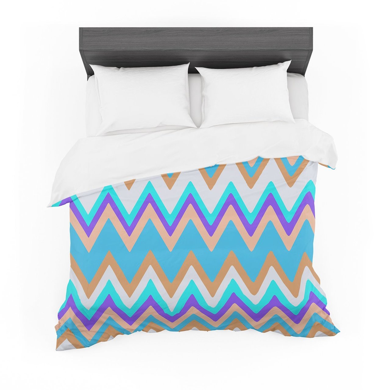 Nika Martinez ‘Girlyurf Chevron’ Cotton3D Customized Duvet Cover Bedding Sets
