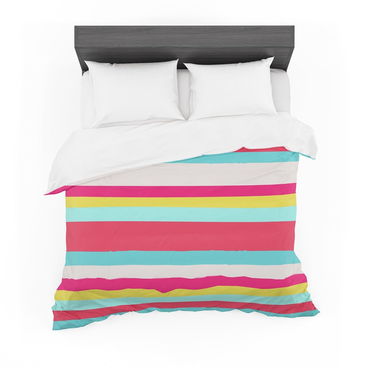 Nika Martinez ‘Girlyurftripes’ Cotton3D Customized Duvet Cover Bedding Sets