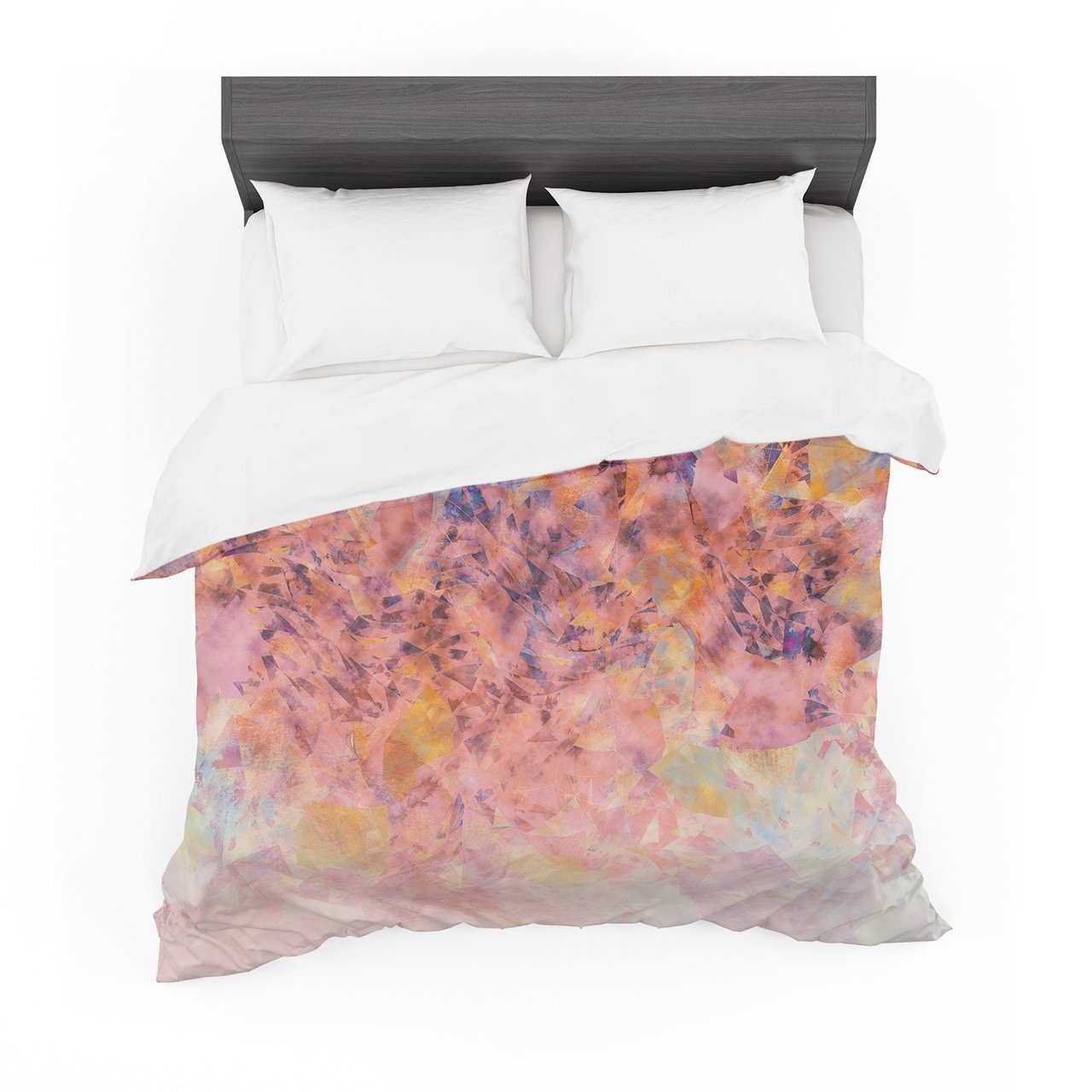 Nikkitrange ‘Blushed Geometric’ Cotton3D Customized Duvet Cover Bedding Sets