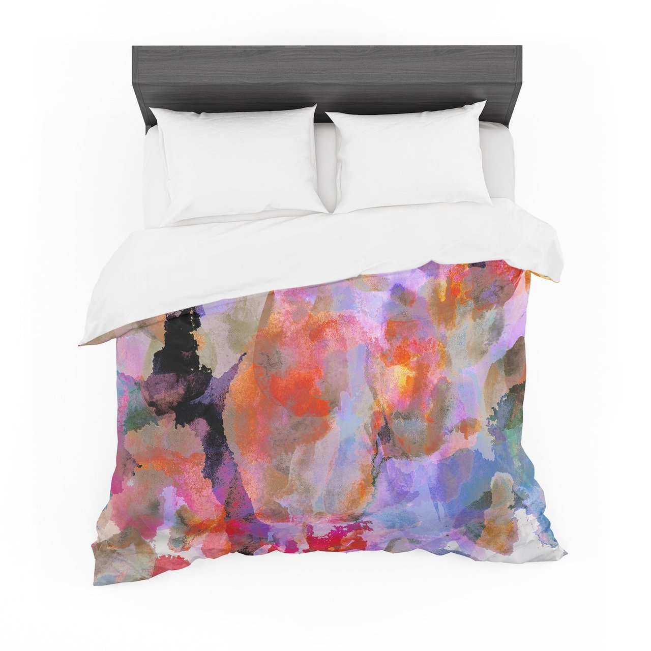 Nikkitrange ‘Painterly Blush’ Cotton3D Customized Duvet Cover Bedding Sets
