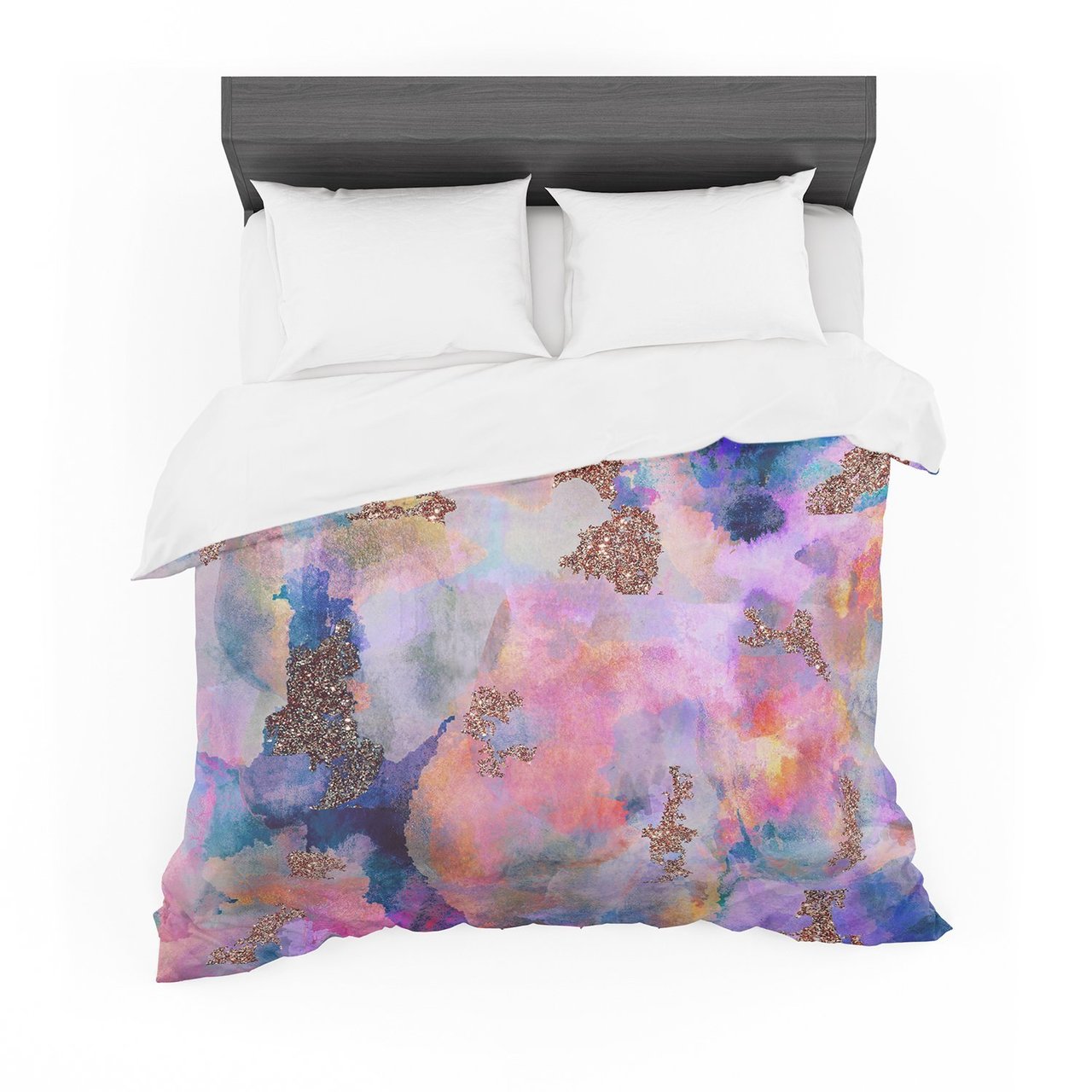 Nikkitrange ‘Sparkle Mist’ Cotton3D Customized Duvet Cover Bedding Sets