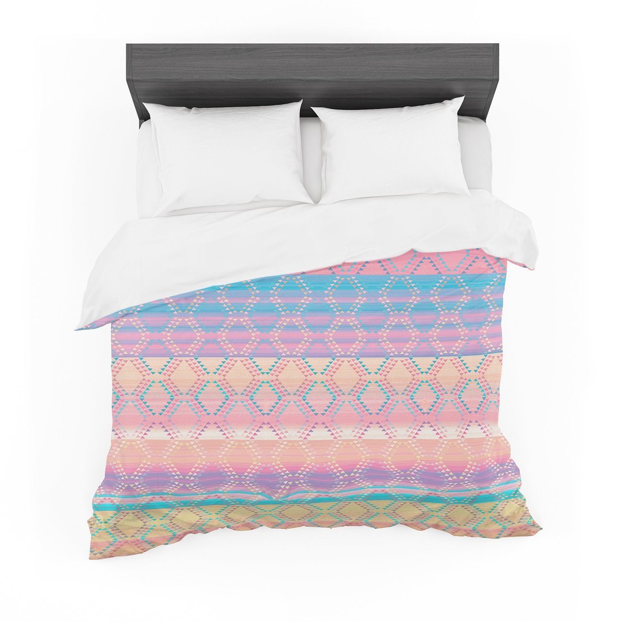 Nina May ‘Denin & Diam New Mexico’ Pastel Cotton3D Customized Duvet Cover Bedding Sets