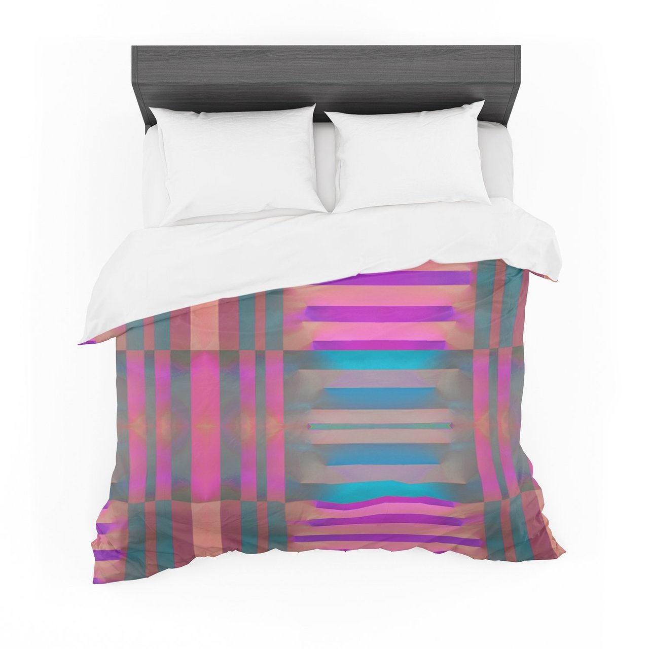 Nina May ‘Tracking’tripes Cotton3D Customized Duvet Cover Bedding Sets