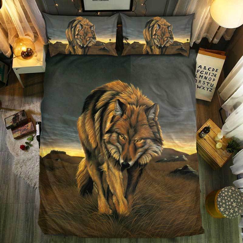nM pecial Wolf Collection 323D Customized Duvet Cover Bedding Sets