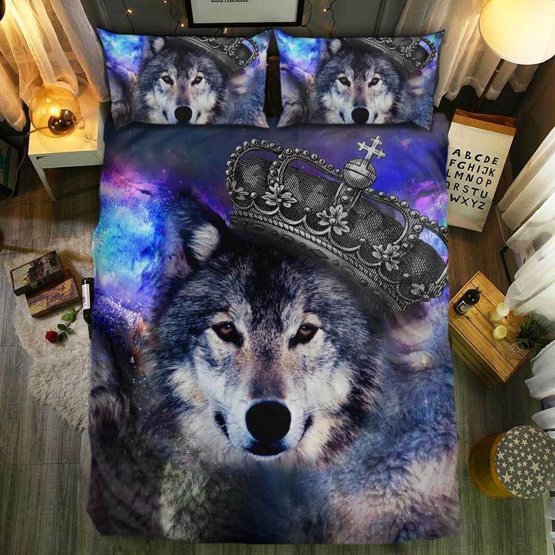 nM pecial Wolf Collection 423D Customized Duvet Cover Bedding Sets