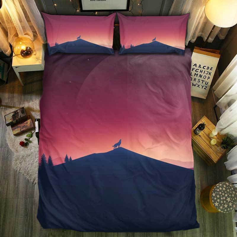 nM pecial Wolf Collection 433D Customized Duvet Cover Bedding Sets
