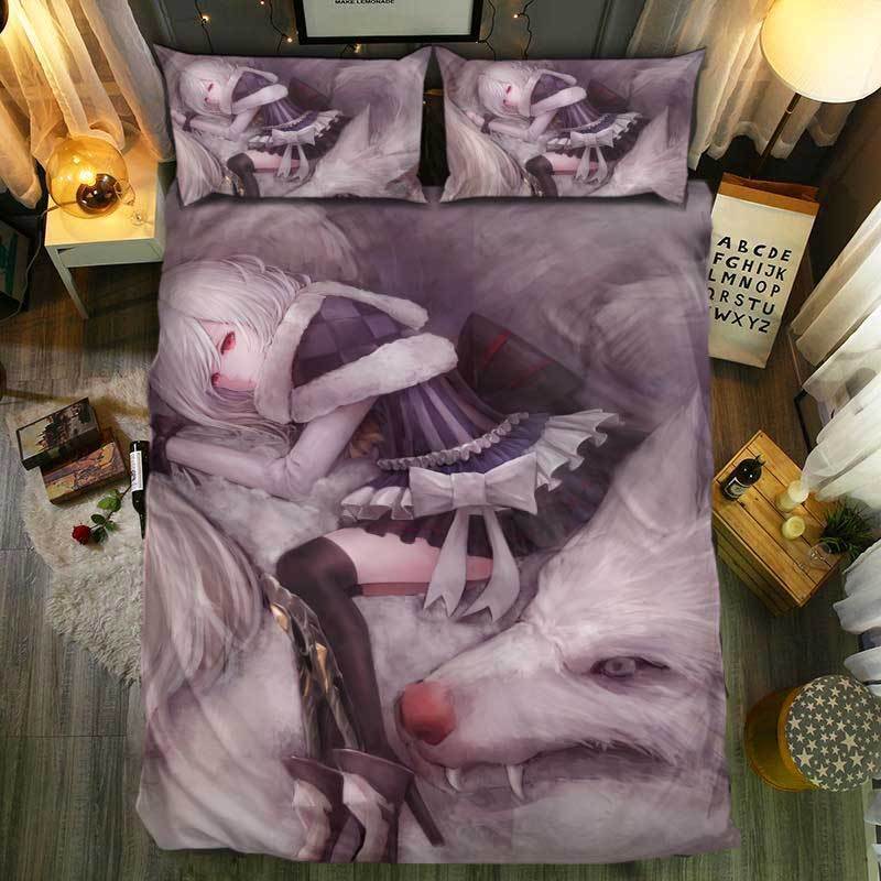 nM pecial Wolf Collection 43D Customized Duvet Cover Bedding Sets