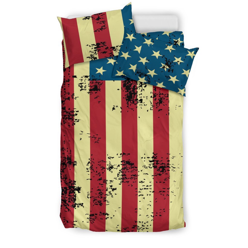 NP American Flag 3D Customized Duvet Cover Bedding Sets