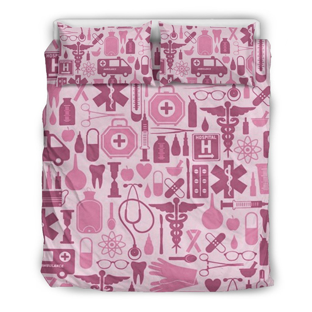 Nurse Pink Tools 3D Customized Duvet Cover Bedding Sets