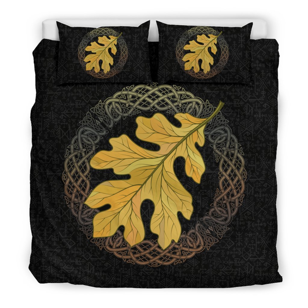 Oak Leaf 3D Customized Duvet Cover Bedding Sets