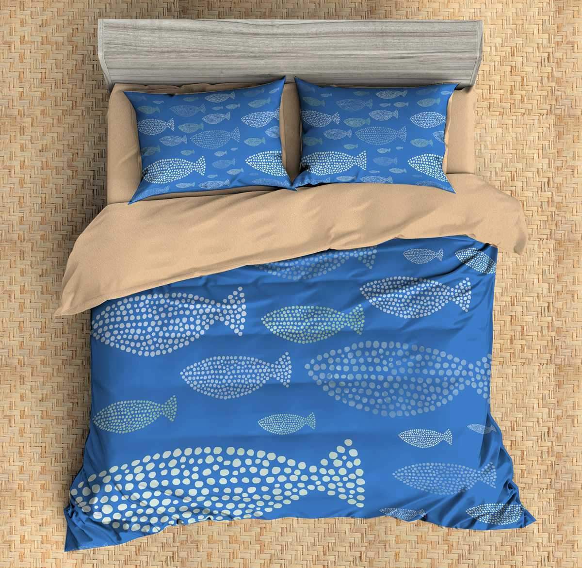 Ocean 14 3D Customized Duvet Cover Bedding Sets