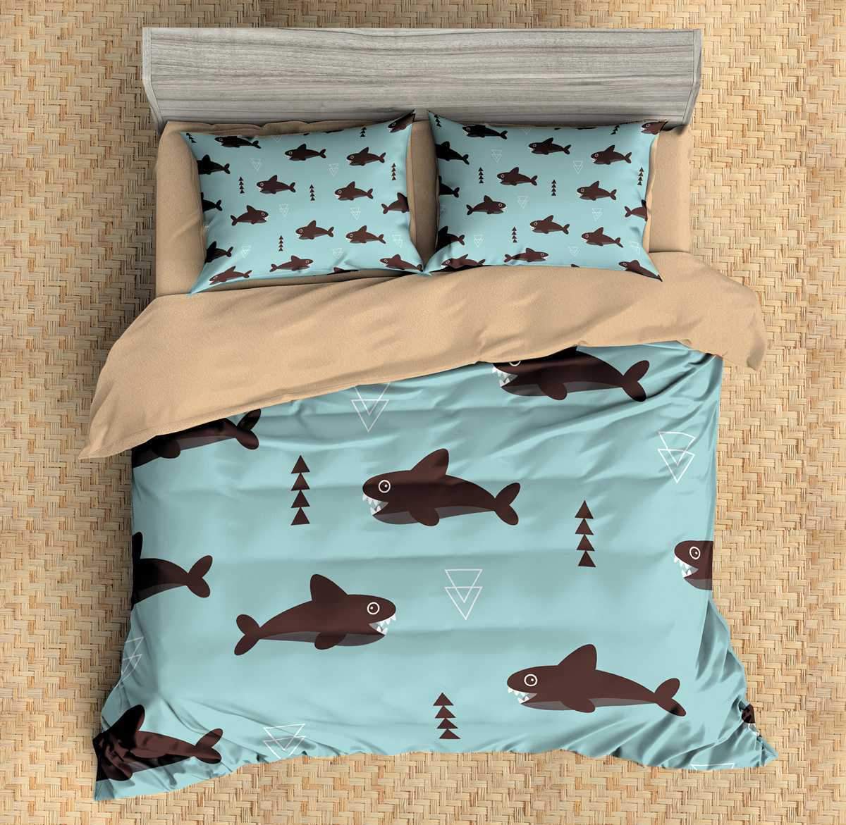 Ocean 2 3D Customized Duvet Cover Bedding Sets