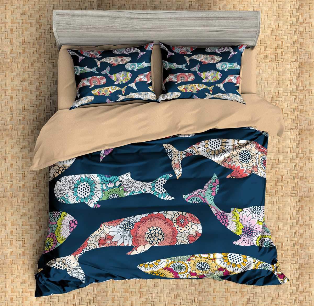Ocean 8 3D Customized Duvet Cover Bedding Sets