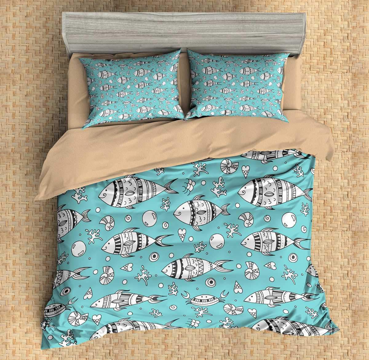 Ocean 9 3D Customized Duvet Cover Bedding Sets