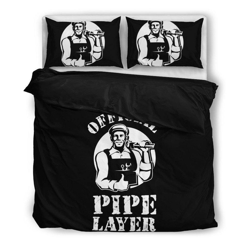 Official Pipe Layer 3D Customized Duvet Cover Bedding Sets