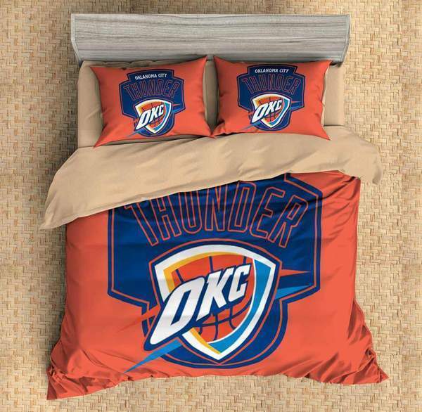 Oklahoma City Thunder 3D Customized Duvet Cover Bedding Sets