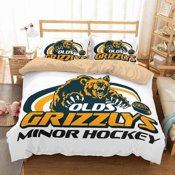 Olds Minor Hockey 3D Customized Duvet Cover Bedding Sets