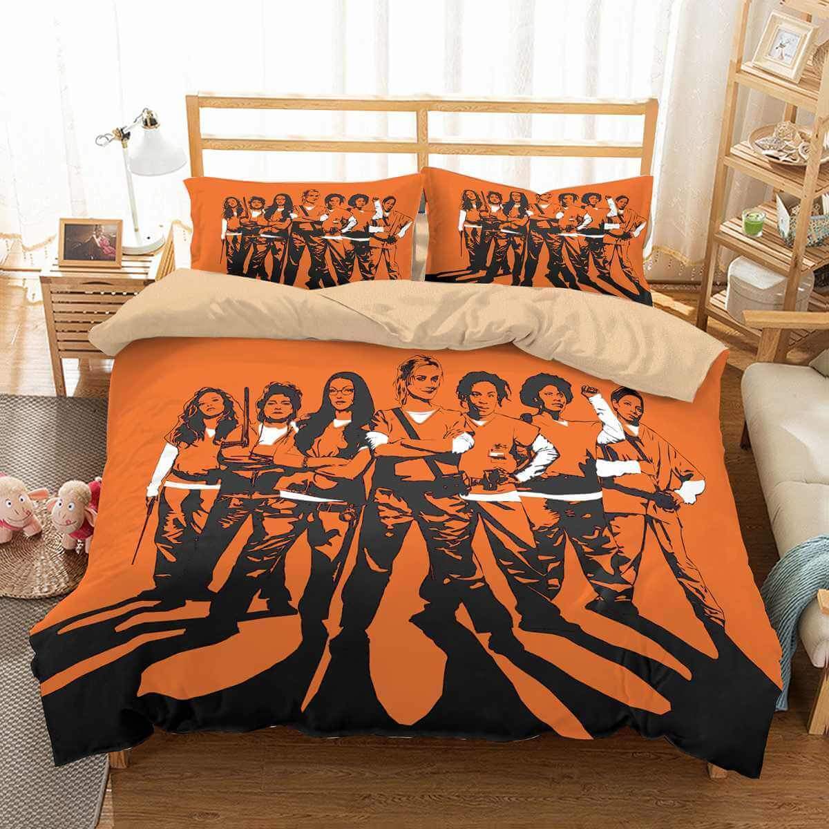Orange Is The New Black 3D Customized Duvet Cover Bedding Sets