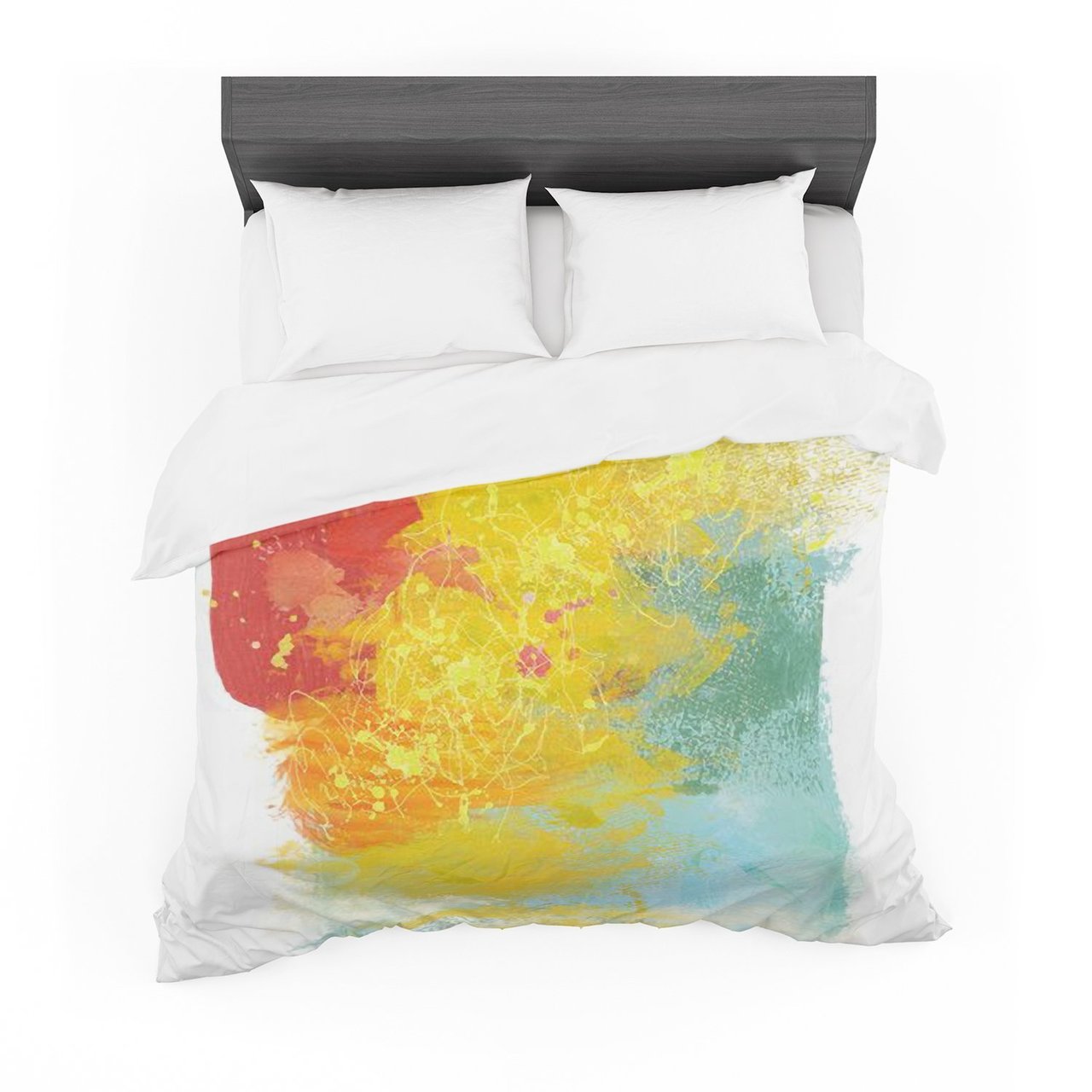 Oriana Cordero ‘Medley’ Colorful Paint Featherweight3D Customized Duvet Cover Bedding Sets