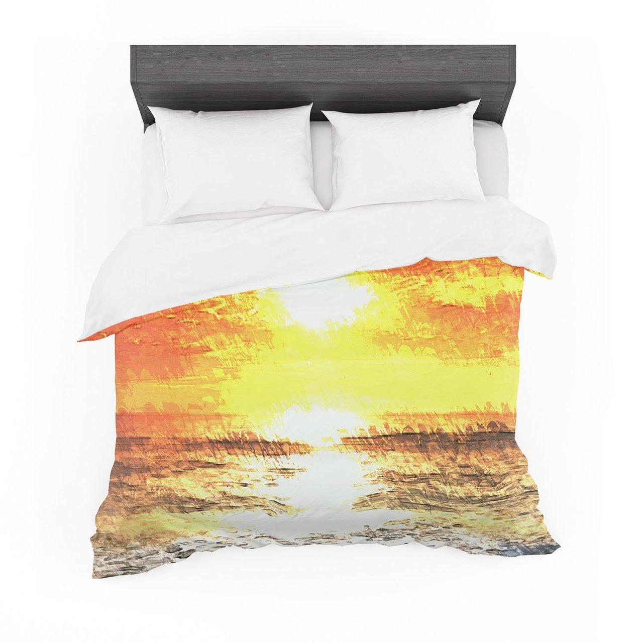 Oriana Cordero ‘Riviera’ Orange Yellow Featherweight3D Customized Duvet Cover Bedding Sets