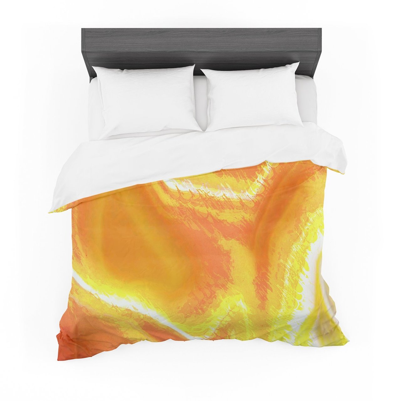 Oriana Cordero ‘Sahara’ Orange Yellow Featherweight3D Customized Duvet Cover Bedding Sets